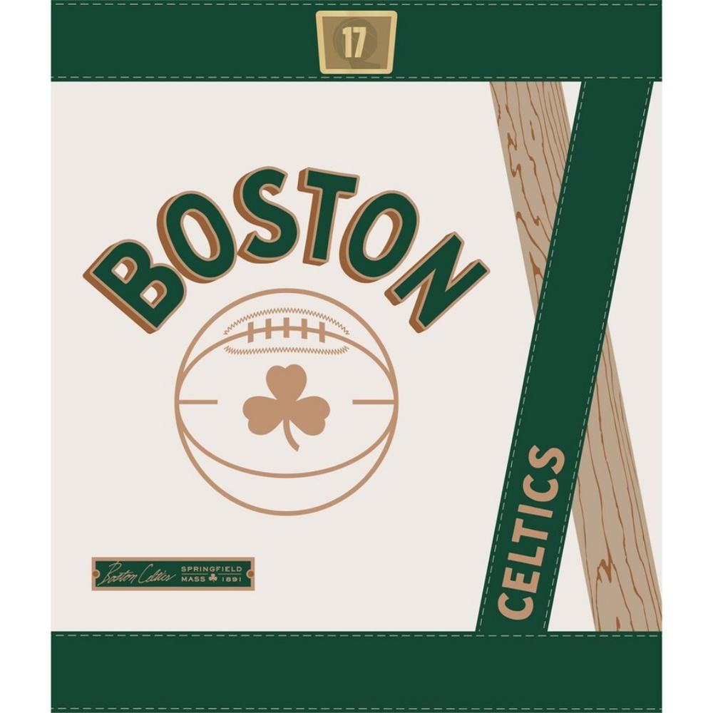 Boston Celtics City Edition 23-24 Soft Plush Throw Blanket 60 X 70 Inch NEW
